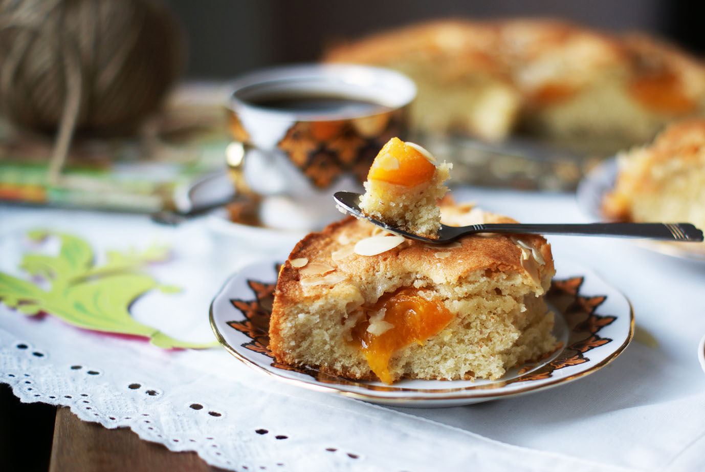 Миндальный пирог с грушами от юлии высоцкой